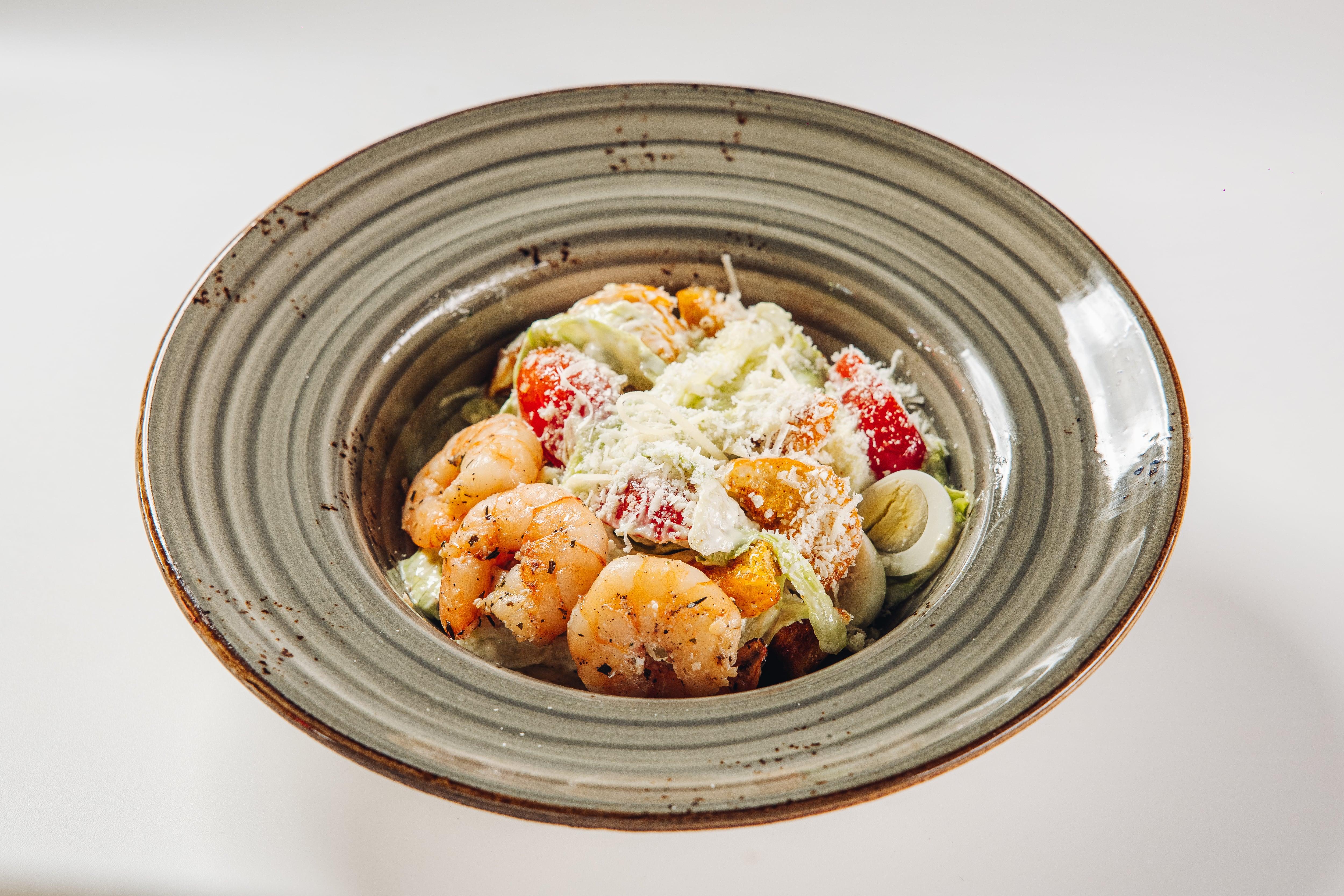 Цезарь с креветками